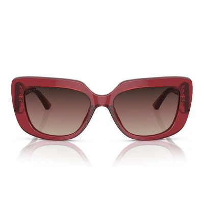 Shop Bvlgari Sunglasses In Red