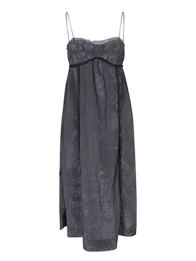 Shop Ganni Dresses In Grey
