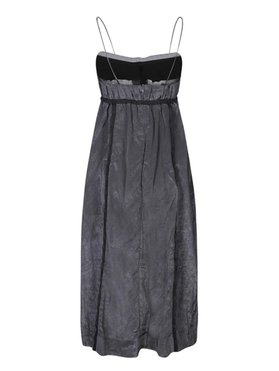 Shop Ganni Dresses In Grey