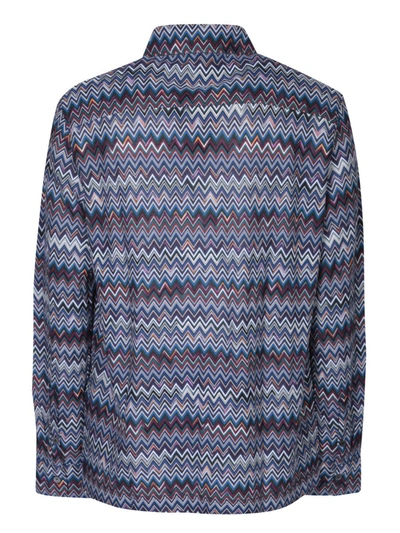 Shop Missoni Shirts In Blue