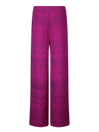 Shop Missoni Trousers In Red