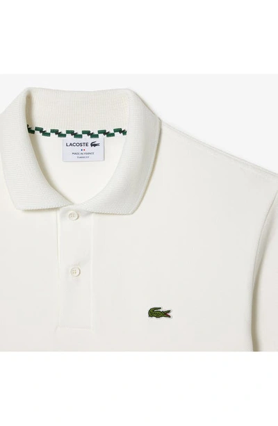 Lacoste Colorblock Polo In Farine