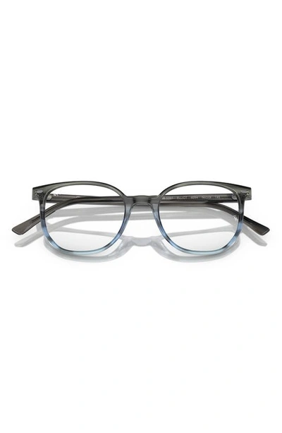 Ray Ban Elliot 48mm Irregular Optical Glasses In Grey Gradient