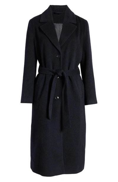 Shop & Other Stories Belted Coat In Navy