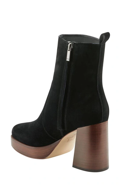Marc Fisher Ltd Marysa Block Heel Platform Bootie In Black 002