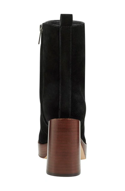 Marc Fisher Ltd Marysa Block Heel Platform Bootie In Black 002