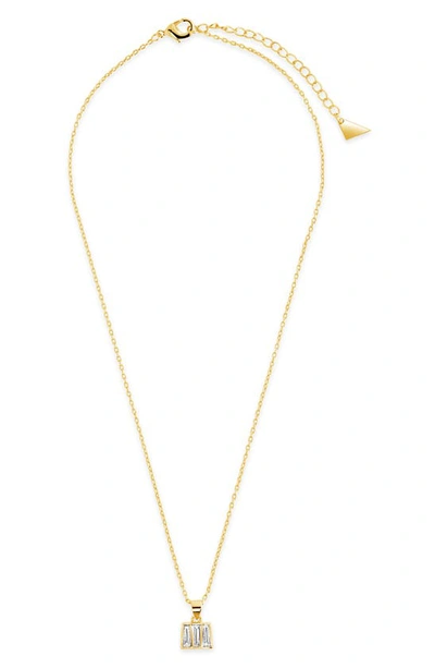 Sterling Forever Colsie Cz Pendant Necklace In Gold