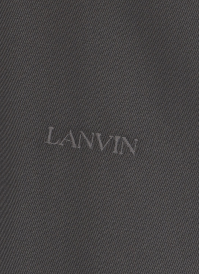 Shop Lanvin Cotton Shirt In Grey