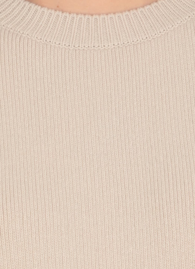 Shop Lanvin Virgin Wool And Cashmere Sweater In Beige