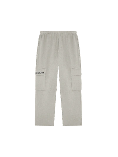Shop Pangaia Double Jersey Cargo Track Pants In Stone