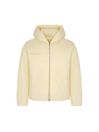 Shop Pangaia Flower-warmth Padded Bomber Jacket — Rind Yellow L