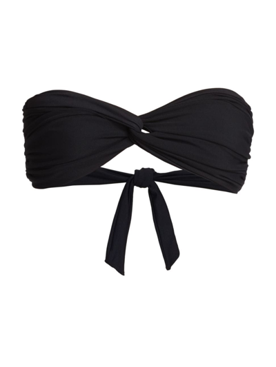 Shop Chiara Boni La Petite Robe Women's Chloe Bandeau Bikini Top In Black