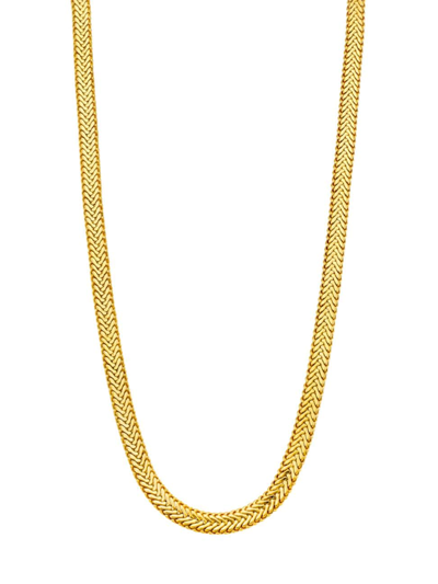 Shop Sylvia Toledano Women's 22k Gold-plated Snake Chain Necklace In Yellow Gold