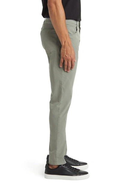 Shop 7 For All Mankind Adrien Slim Fit Five-pocket Airweft Twill Pants In Thyme
