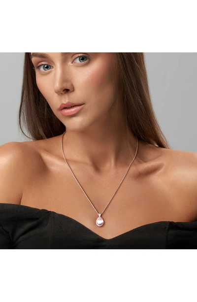 Shop Delmar Pink Freshwater Pearl Pendant Necklace