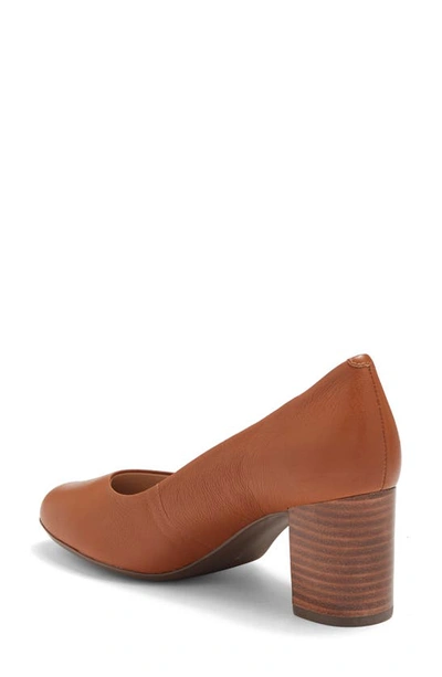 Marc Joseph New York Midtown Pump In Cognac Napa Soft