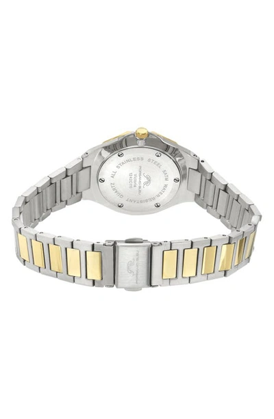 Porsamo Bleu Victoria Two-tone Bracelet Strap Watch, 33mm In Two Tone