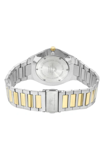 Porsamo Bleu Alexander Two-tone Bracelet Strap Watch, 41mm In Two Tone