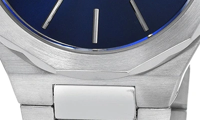 Porsamo Bleu Alexander Men's Slim Case Watch 1232aals In Silver