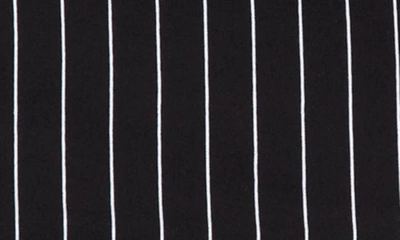 Nordstrom V-neck Cotton T-shirt In Black- White Lauren Stripe