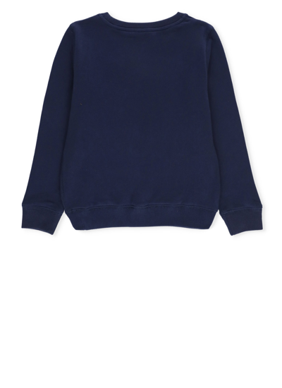 Shop Ralph Lauren Cotton Sweatshirt In Blue
