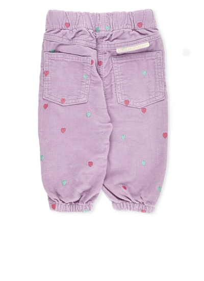 Shop Stella Mccartney Corduroy Pants In Purple