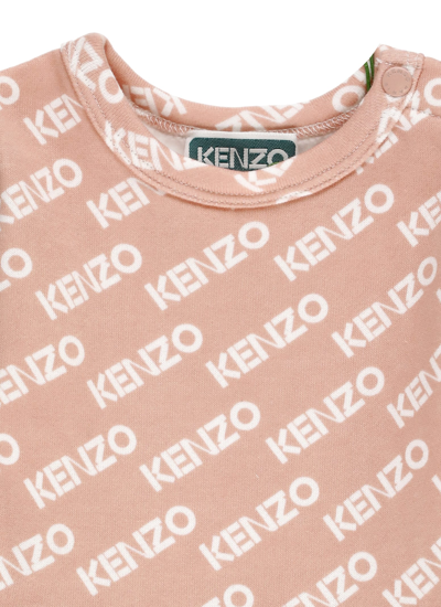 Shop Kenzo Cotton Dress In Pink