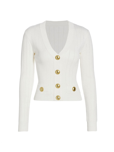 Shop Cara Cara Women's Lavira Button Cardigan In Ivory