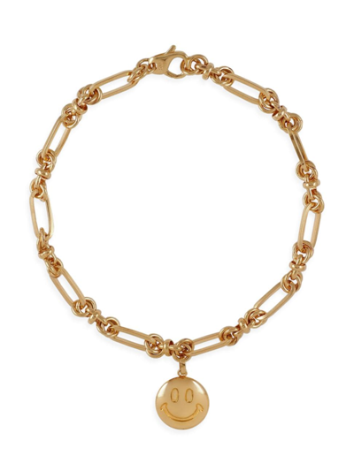 Shop Martha Calvo Women's Smiling 14k Gold-plated Pendant Necklace