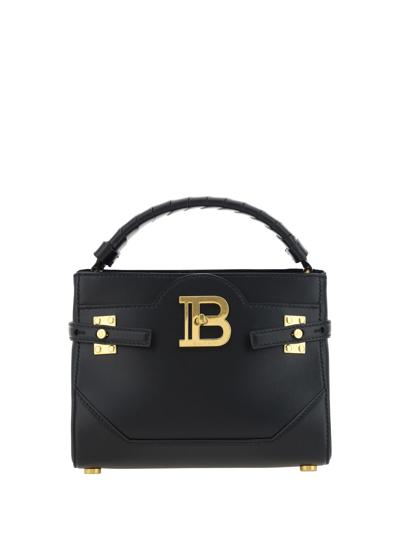 Shop Balmain B-buzz Handbag In 0pa Noir