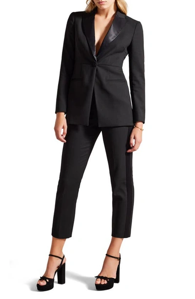 Shop Ted Baker Ariaal Single Breasted Blazer In Black