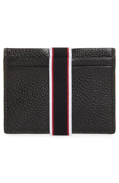 Shop Christian Louboutin F.a.v. Fique A Vontade Kios Leather Card Case In Black/ Multi/ Gun Metal