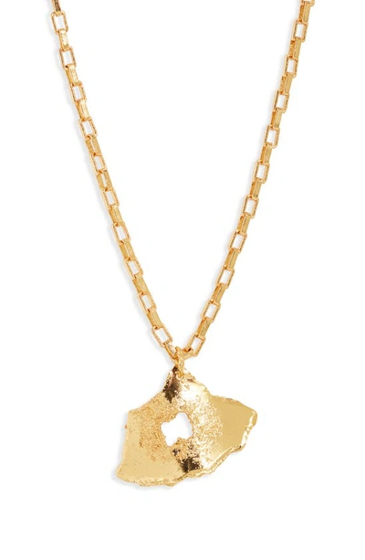 Shop Crisobela Jewelry Joy Pendant Necklace In Gold