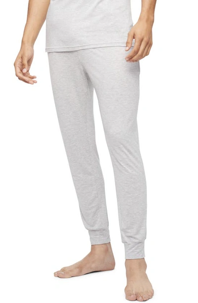Shop Calvin Klein Modal Blend Jogger Pajama Pants In Grey Heather