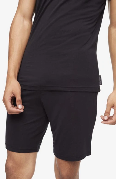 Shop Calvin Klein Modal Blend Pajama T-shirt In Black