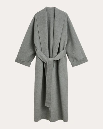 Shop By Malene Birger Women's Trullem Wool Coat In Grey