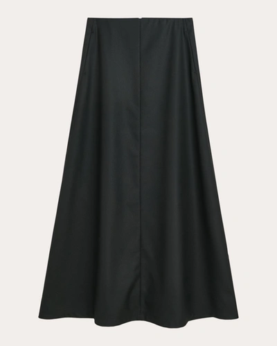 Shop By Malene Birger Women's Isoldas Flare Maxi Skirt In Black
