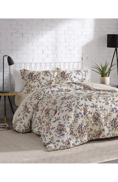 Ymf Garden Bouquet Comforter Set In Light Beige