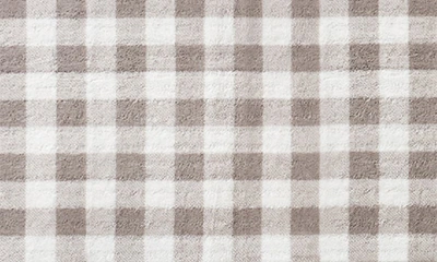 Shop Ymf Lucky Brand Plaid Faux Fur Throw In Beige