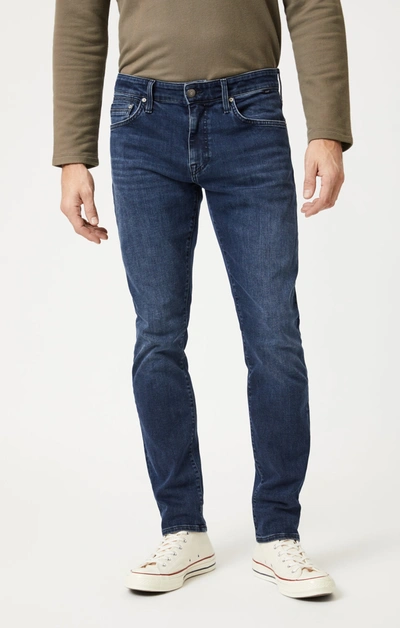 Mavi Jake Slim Leg In Mid Tonal Ink Williamsburg In Medium Blue