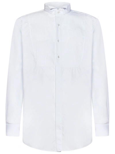 Shop Lardini Camicia  In Bianco