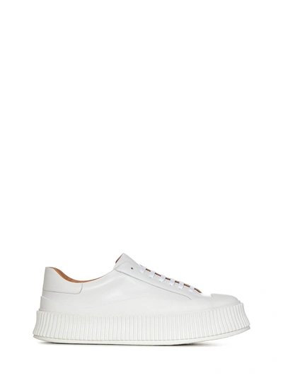Shop Jil Sander Sneakers  In Bianco