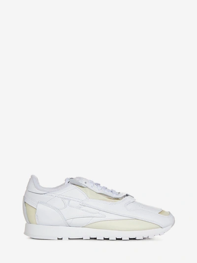 Shop Maison Margiela Sneakers Mm X Reebok Classic Leather 'memory Of'  In Bianco