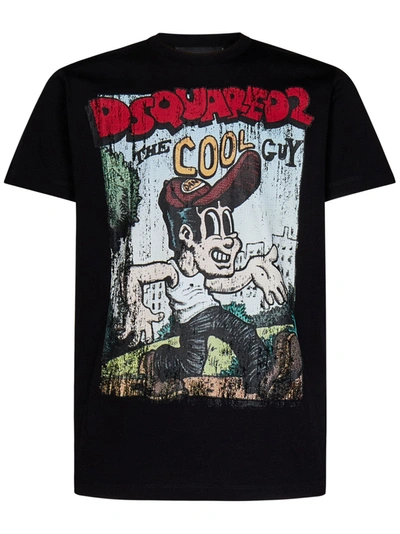 Shop Dsquared2 T-shirt  In Nero