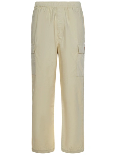 Shop Stussy Ripstop Cargo Beach Trousers In Bianco