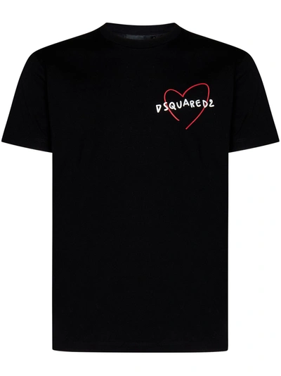 Shop Dsquared2 T-shirt  Cool  In Nero