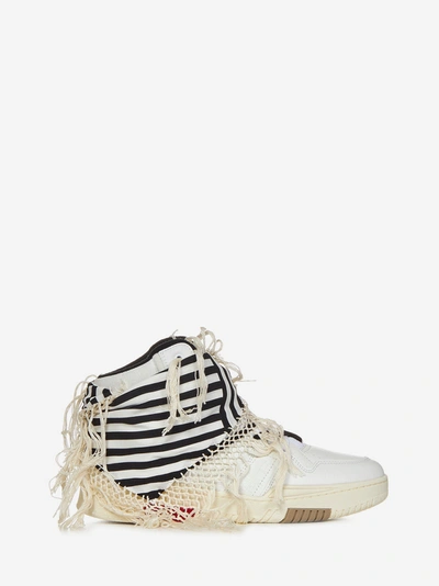 Shop Saint Laurent Sneakers Smith  In White