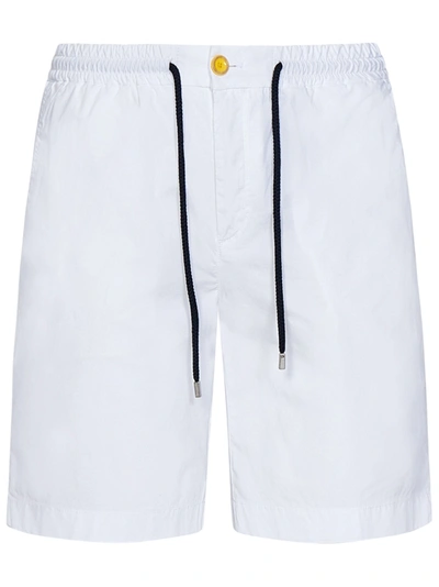 Shop Vilebrequin Shorts  In Bianco