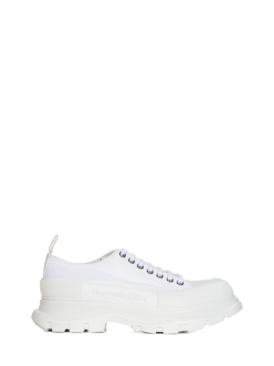Shop Alexander Mcqueen Sneakers Tread Slick  In White
