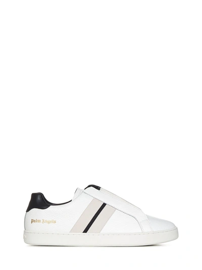 Shop Palm Angels Track Palm 1 Sneakers In White